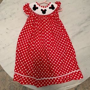 Smocked Minnie Mouse Dress